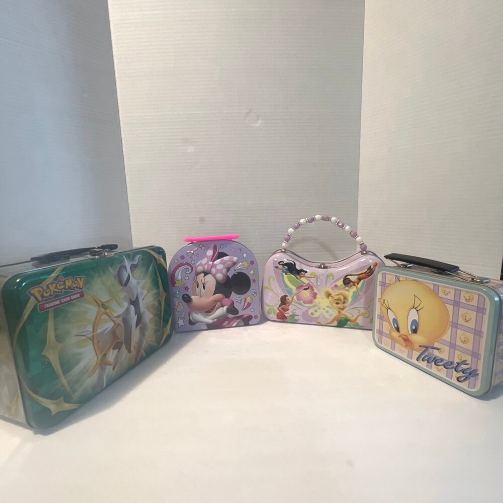 Vintage Treasure: Set of 4 Beautiful Luch Lunch Boxes